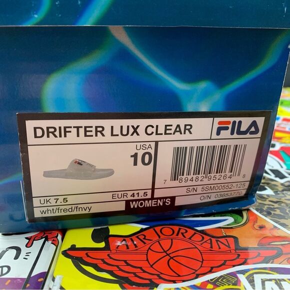 Fila Drifter Lux Clear Slides Size 10 Women's - Picture 11 of 11